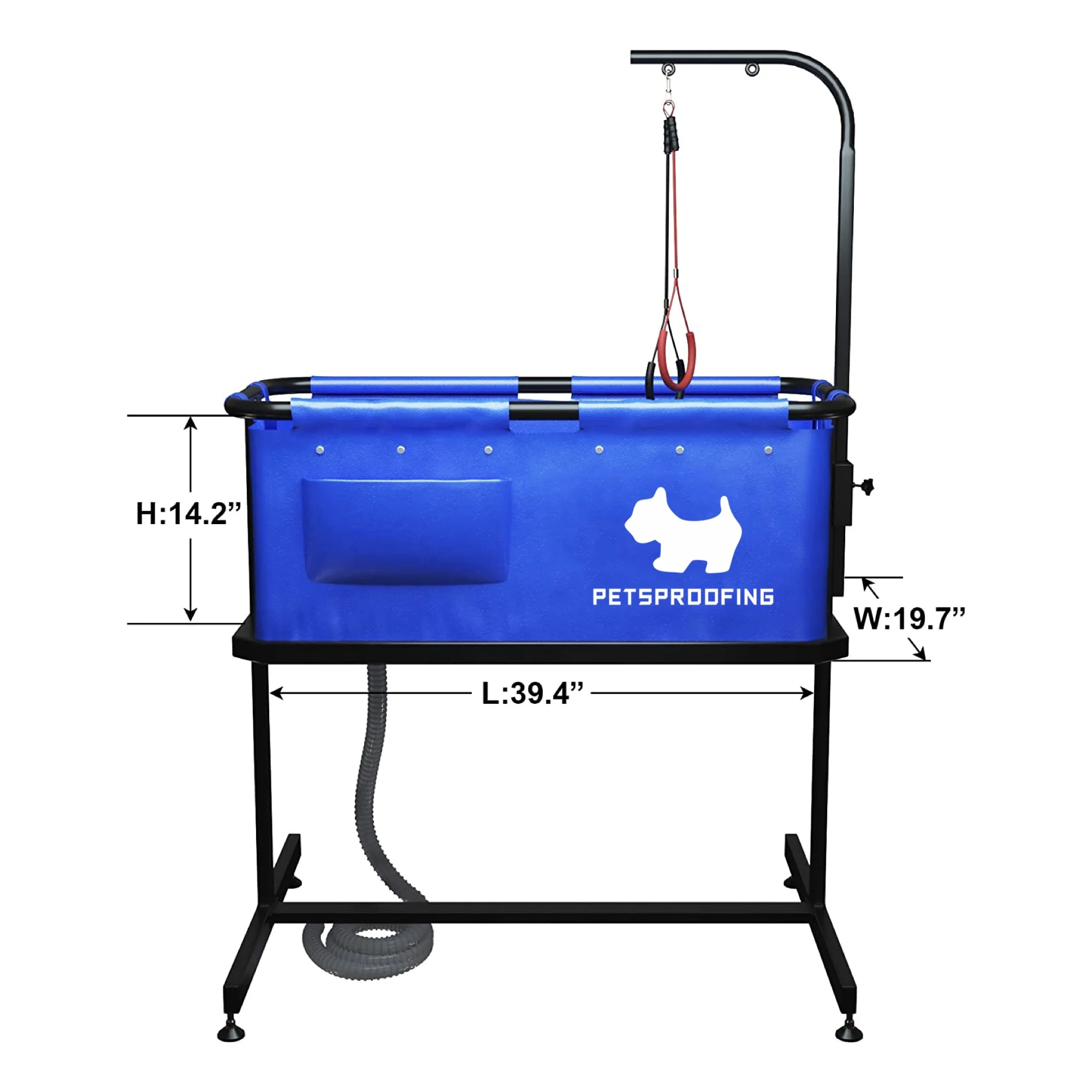Multifunction Foldable PVC Dog Pet Grooming Bath Spa Bathtub Animal Cleaning Equipment for Pets