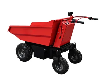 Carrello Industriale a Spinta Manuale con Ruote e Ribaltamento Automatico, Elevata Capacità di Carico, per Trasporto
