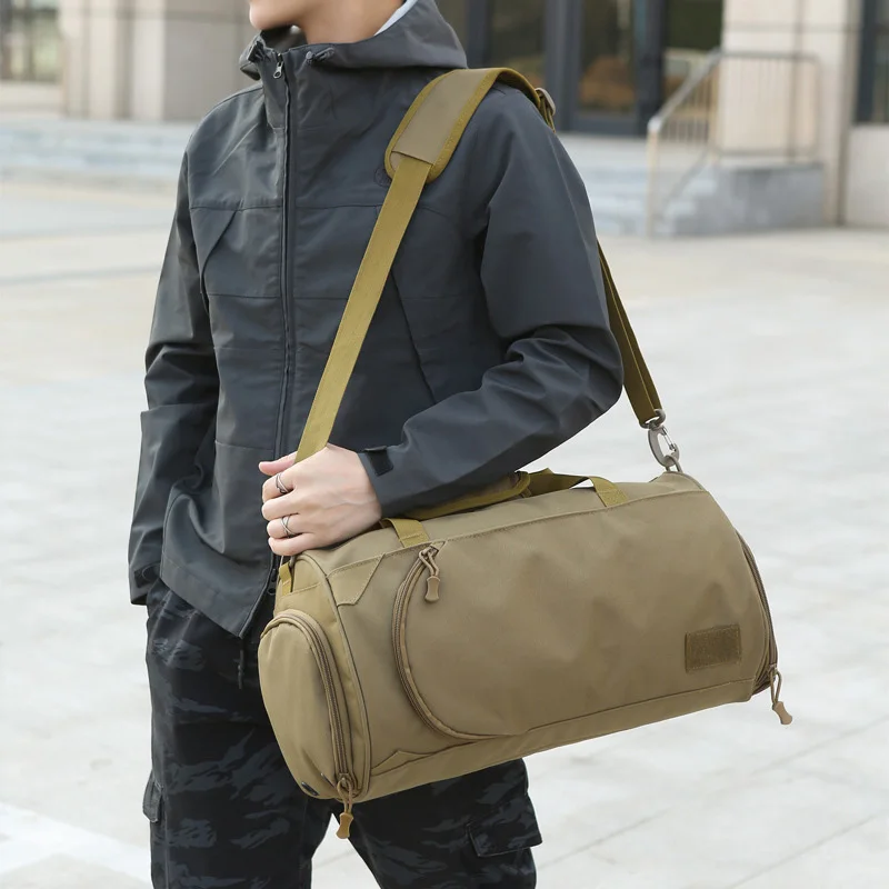 Gym Fitness Bag Dry and Wet Separation Large Capacity Short Distance Travel Handbag for Men Outdoor Sports Sling Shoulder Bag 2