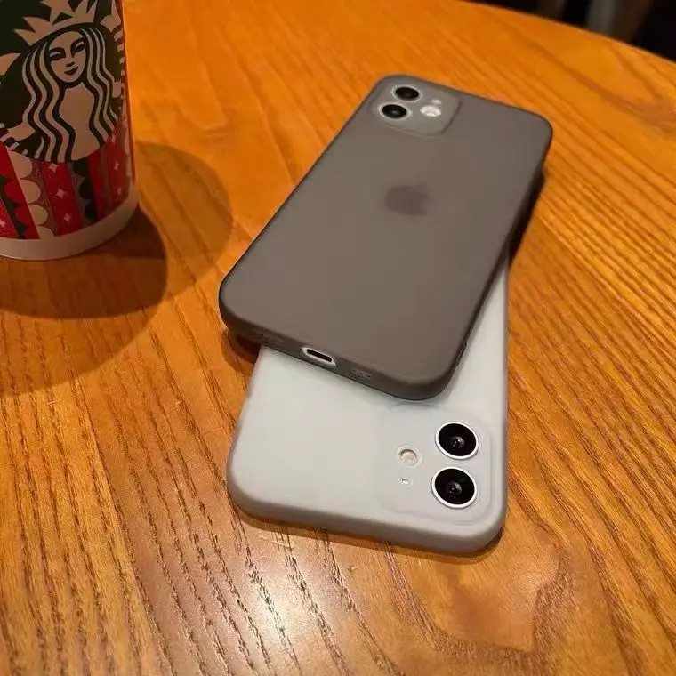 Feathered Fine Hole Eye Protection Ultra Thin Matte Phone Case