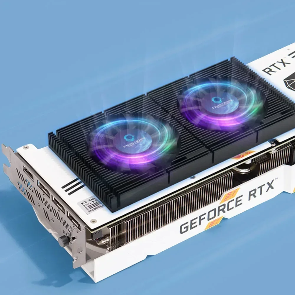 Gpu Refrigeração Placa Traseira Alumínio Memória de Vídeo Painel do Radiador Vram Pwm Ventilador Duplo Faça Você Mesmo para Gamer Rtx4090 4080