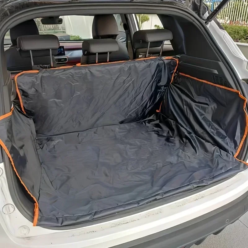 Pet Cargo Cover Pet SUV Cargo Liner Dog Car Cushion Waterproof Trunk Seat Cover Back Cargo Area Universal Large Dog Cat Anti-dirt Cushion