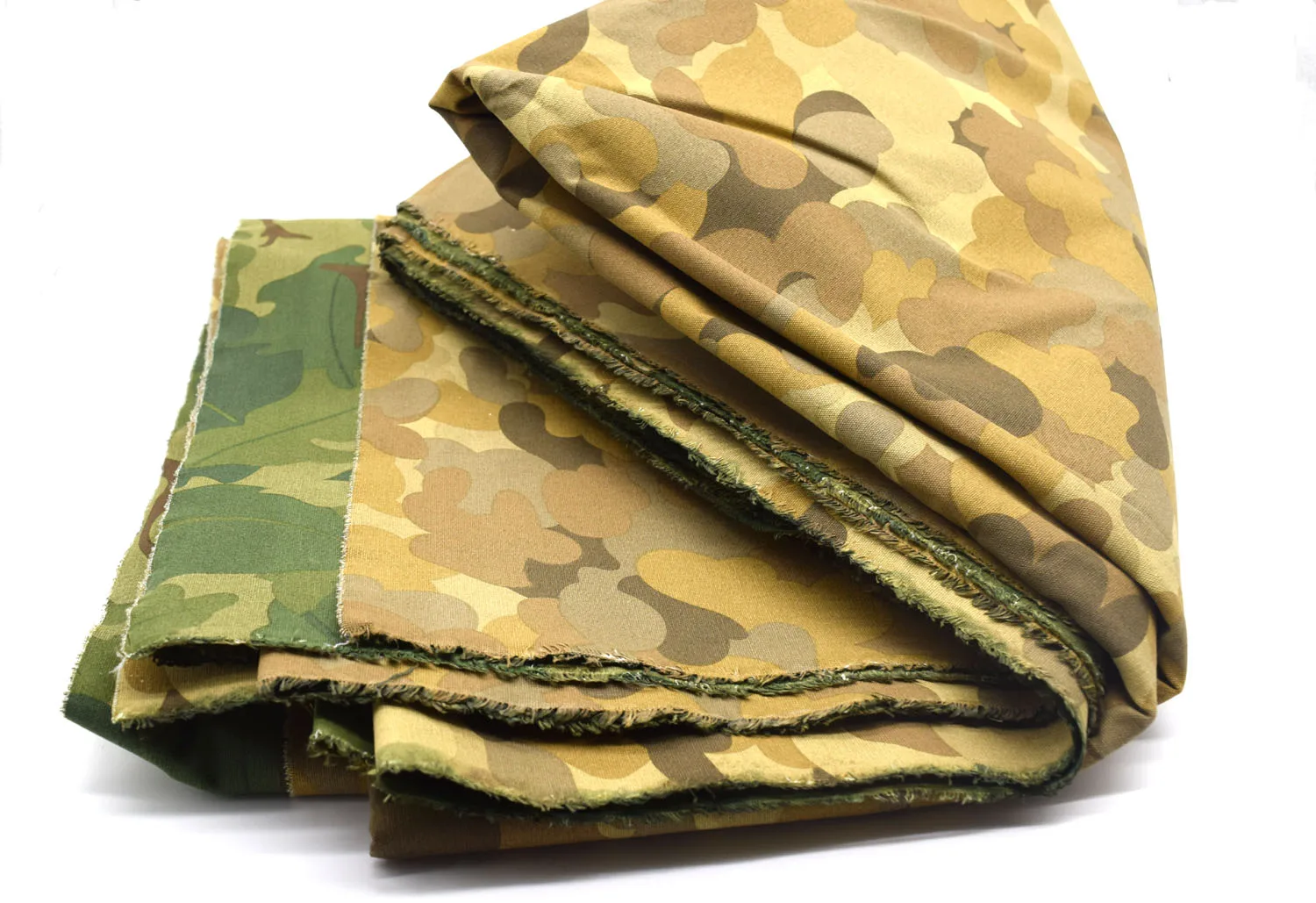 REVERSIBLE WWII WW2 VIETNAM WAR M1 MITCHELL CAMOUFLAGE FABRIC COTTON