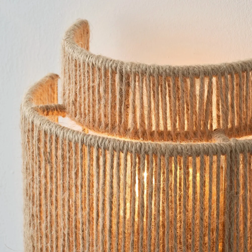 Boho Twine Wall Sconce 3