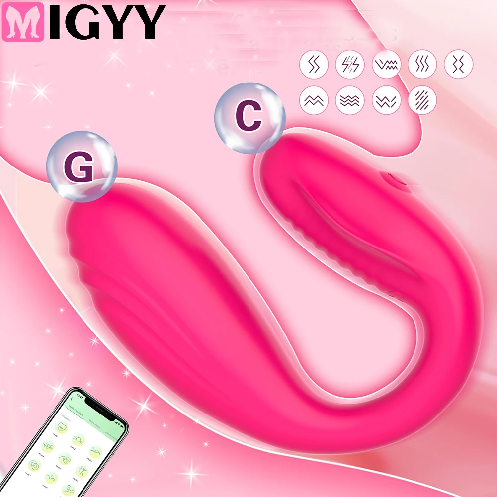 Paar U Typ Vibrator Sex Spielzeug Für Frauen Vagina Klitoris Stimulieren Vibrator G-Punkt Massage Weibliche Masturbator Erwachsene Produkte 1