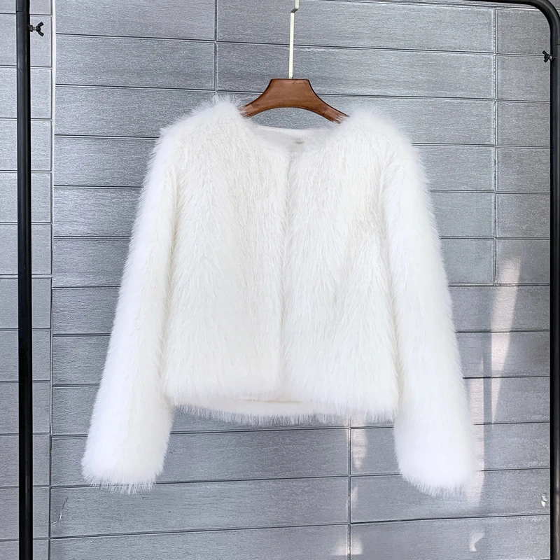 

Coat Autumn/Winter Large Women's New Imitation Short Fur Fox Hair Solid fashionable, comfortable, and versatile
