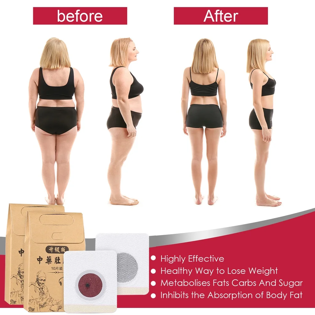 Chinese Medicine Slimming Patch Sticker Belly Button Paste Waist Belly Fat Burning Patch Skin Care Weight Los Products for Women
