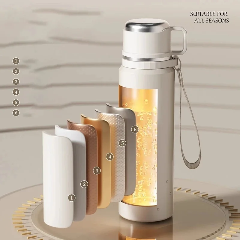 Stainless Steel Insulated Tea Cup with Strainer