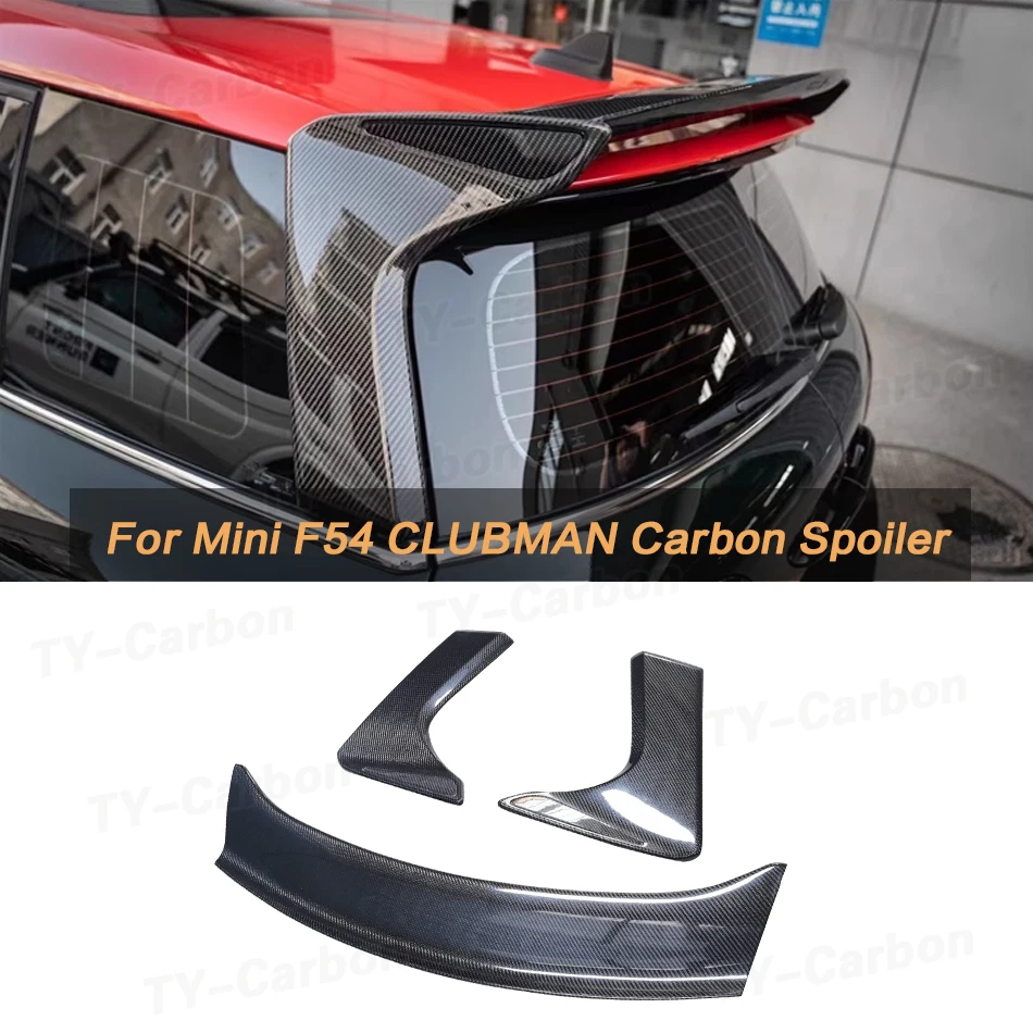 For Mini F54 Clubman Jcw Duell Style Fiber Glass With Carbon/exhaust  Diffuser Trim Body Kit F54 Frp Ag Rearbumper Lip Splitter - Body Kits -  AliExpress