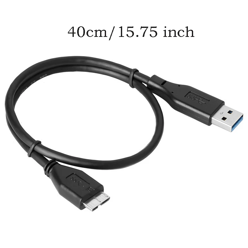USB3.0 to Micro B Convert Cable for Samsung Lenovo Sony Seagate Toshiba Mobile Hard Disk HDD Cell Phone Laptop Data Extend Line