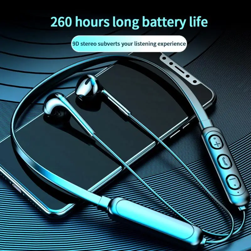 Беспроводные наушники Bluetooth 5 0 магнитная спортивная Гарнитура для бега