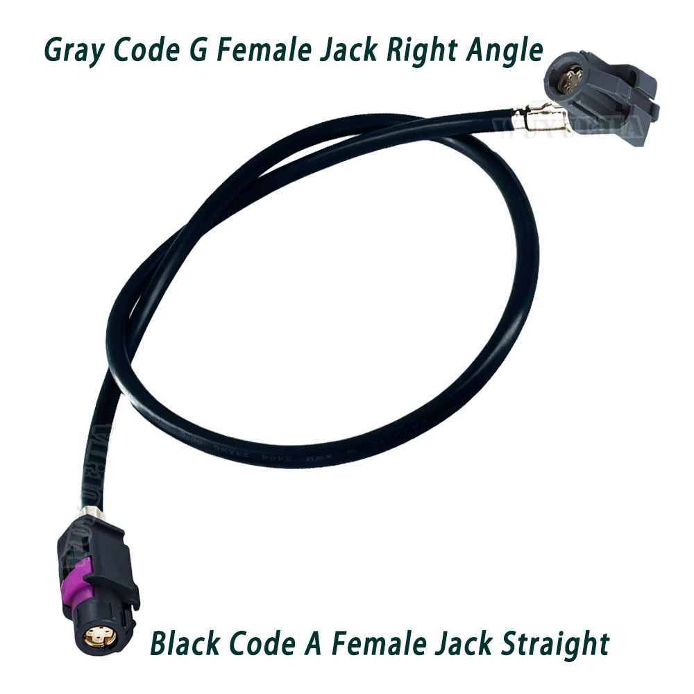 Hsd Pinos Preto Código a ao Código Cinza g Jack Lvds de Alta Velocidade de Linha de Vídeo Gps Mib Tela Dacar 535 Cabo de Núcleos para vw Bmw Audi Benz