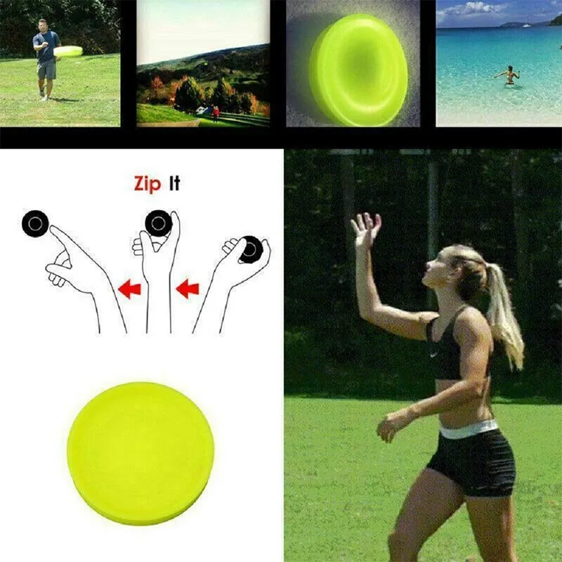 Mini Flying Discs Pocket Zip Chip for Kids and Adults – Outdoor Beach Catch Game Spin Disks Beach Toys Beach games & Inflatables Beach Toys and Leisure Accessories