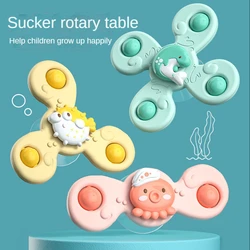 Spinner de dessin animé pour enfants, jouets en ABS colorés, Gyro d'insecte, anti Stress, hochet éducatif pour le doigt, 1 pièce 