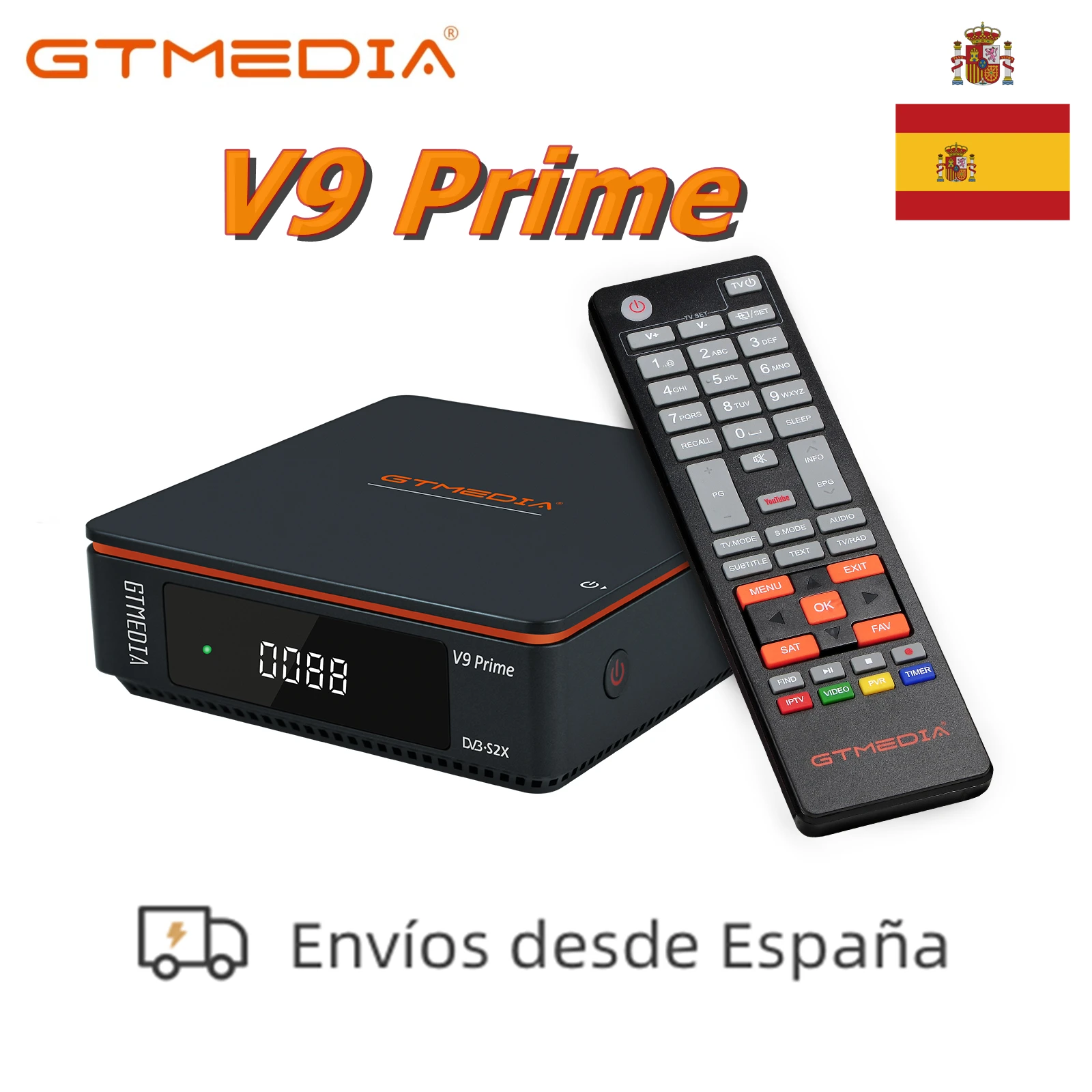 2021 GTMedia V9 PRIME DVB-S/S2/S2X спутниковый ресивер Встроенный 2 4G WIFI HEVC 10 бит - Цена: 4 469,95 руб.