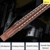 KBDA 2PCS/Set Hand Taper Reamer MT0/MT1/MT2/MT3/MT4/MT5 Straight Handle Coarse Reamer Fine Reamer for Milling Finishing Tools 3
