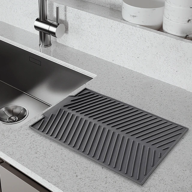 silicone drain pad dish draining mat