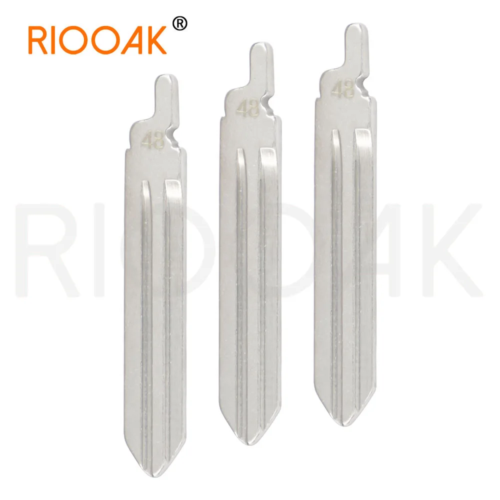 10pcs Replacement Metal Blank Uncut Flip Remote Car Key Blade #48 NSN14 for Nissan Original 2014 Remote, car remote key,car key