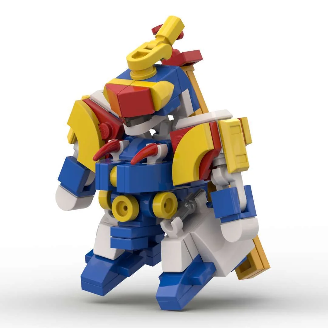 

Набор строительных блоков MOC, детская игрушка, фигурка героя аниме Mecha Warroir, сборные блоки, игрушка для детей, научная фантастика, робот, строительная игрушка