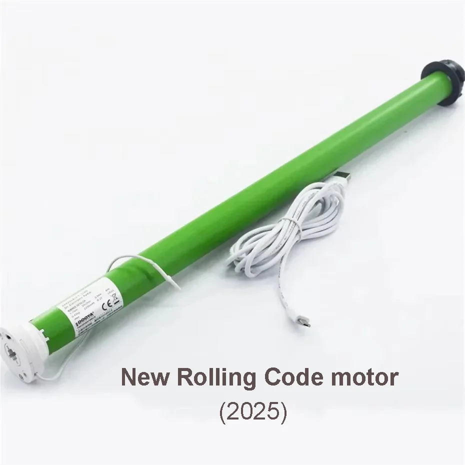 Dooya DM25LEU EU/US/AU/UK 플러그 관형 모터 리튬 배터리, 내장 리시버, RF433 리모컨 38mm 튜브, 롤링 블라인드용