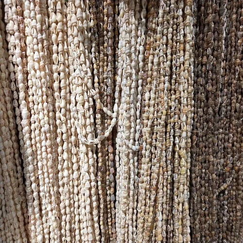 천연 쉘 목걸이, 80cm 길이, 흰색 달팽이 모양 쉘 비즈, 쥬얼리 제작 DIY 목걸이 팔찌 액세서리, 크기 5-6mm 6