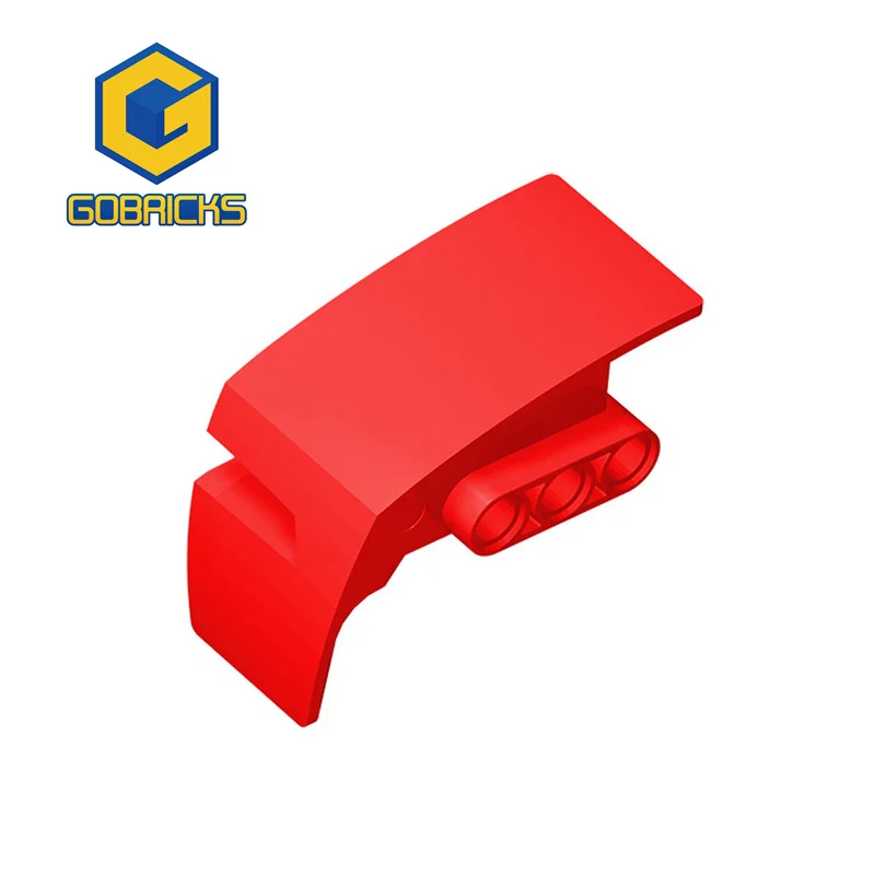 

Gobrick 10 шт. детали MOC 61070 высокотехнологичные панели Автомобильные Брызговики, совместимые с правыми кирпичами, DIY строительные блоки, частицы, детская игрушка в подарок
