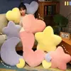 Creative Gift Moon Pattern Heart Plush Pillow Star Shape PP Cotton Soft Pillow Soft Pink Color Stuffed Pillow for Birthday 1