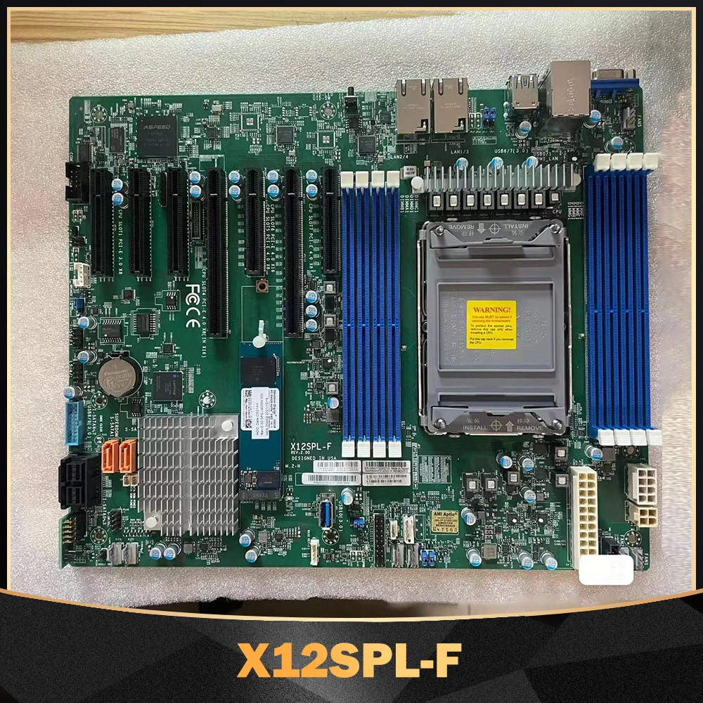 

X12SPL-F For Supermicro Motherboard LGA-4189 DDR4 SATA3 Xeon Scalable Processors