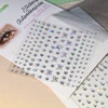 1sheet Star & Moon Face Gems Jewels Stickers Heart Shiny Rhinestone Eye Makeup Temporary Tattoos Decoration For Music Festival 5