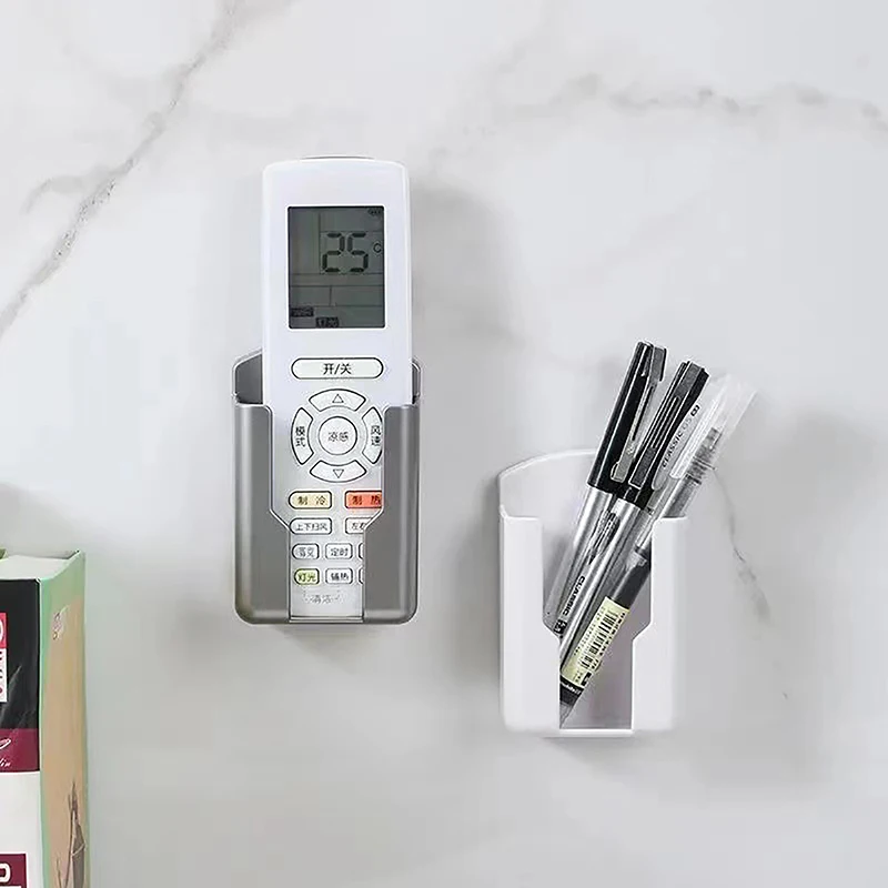 

Universal Remote Controller Holder Phone Charging Bracket Air Conditioner Remote Controller Bracket Wall Shelf Mount Stand