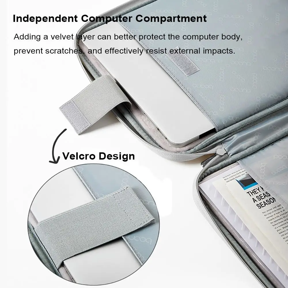 13 14 15 inch Laptop Sleeve Tablet Case PU Leather Shockproof Business Notebook Computer Bag Ultrabook Pouch For HP/Dell/Lenovo