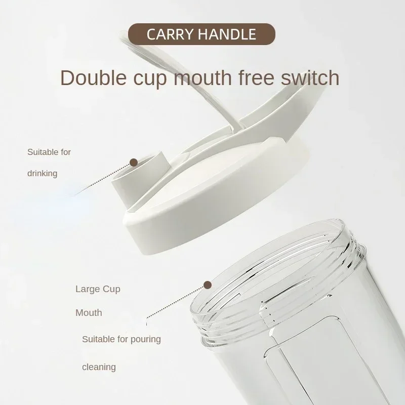 Portable Electric Protein Shaker Bottle USB Rechargeable Blender 450ml Mixer Cups Fitness Workout protein bottle,protein shaker cup,shaker bottle,electric stirring cup,self stirring shaker cup