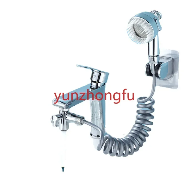 

Small sprinkler set bathroom artifact extender handheld Shower wash basin faucet external net red shampoo