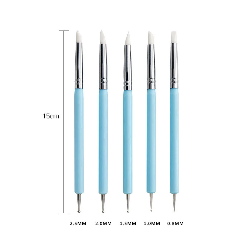 10Pcs Silicone Clay Sculpting Tool, Modeling Dotting Tool & Pottery Craft  Use for DIY Handicraft 