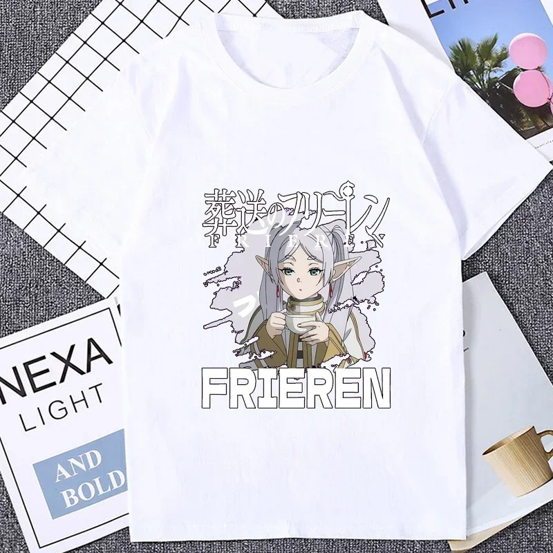 

Fashion Hot Anime Elf Cartoon T-shirt Cute Great Magician Graphic Short Sleeve Tee Shirt Top Streetwear Casual Clothing Y2k Tops