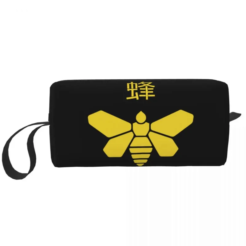 

Travel Methylamine Bee Toiletry Bag Breaking Bad Tv Show Makeup Cosmetic Organizer Beauty Storage Bags Dopp Kit Case Box Gifts