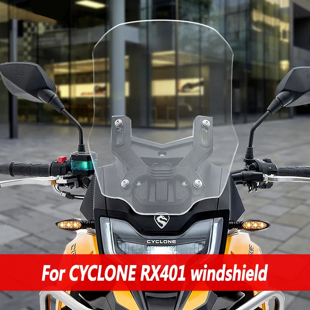 For CYCLONE RX401 RX 401 windshield modification with high and thick ...