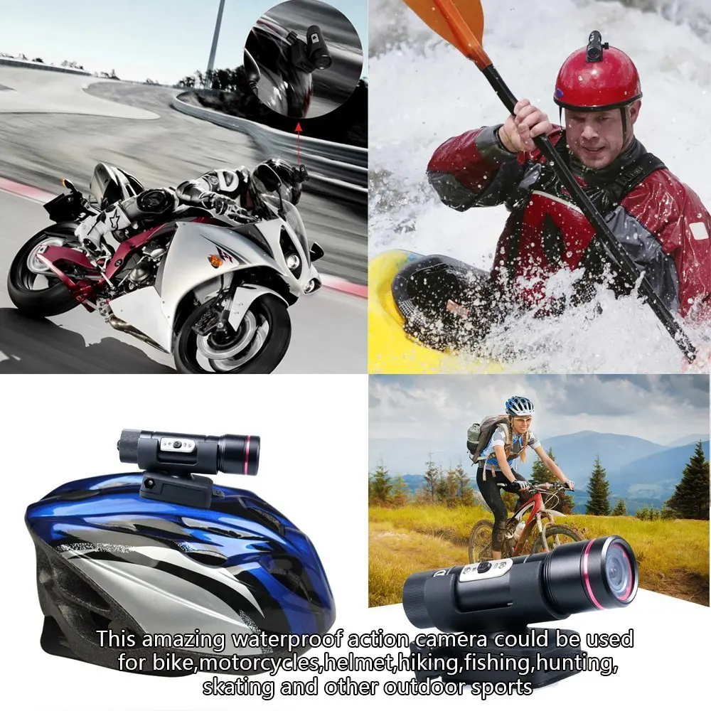 Mini Caméra Sport HD 1080P Étanche – Enregistrement en Boucle 2.5h