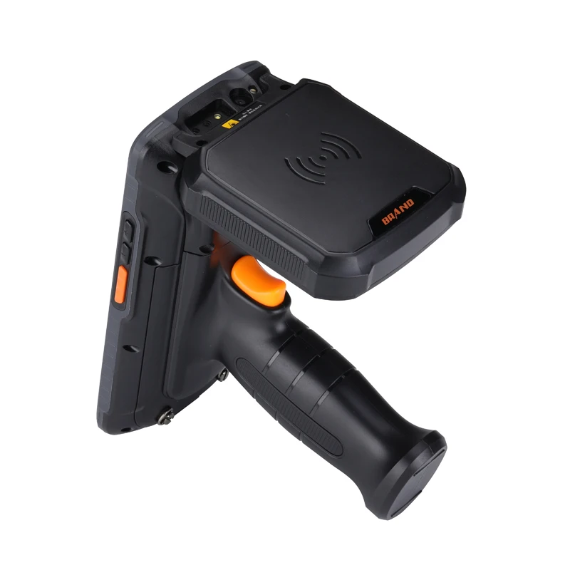 5.5'' Android 11 OS 4GB+64GB Bluetooth Handheld UHF RFID Sled Reader for Asset Management Inventory 2D Scanner NFC Pistol Grip