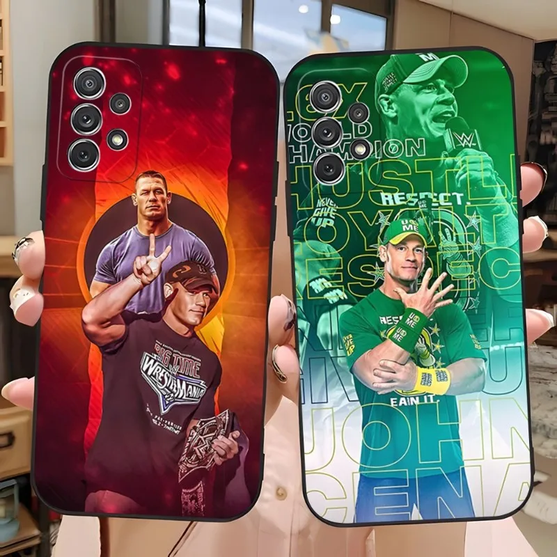 Custodia Per Telefono Wrestling Star John Cena Per Samsung Galaxy S23 S21 S22 S20 S30 S7 S10 S8 S9 S6 Pro Plus Cover Posteriore Edge Ultra Fe