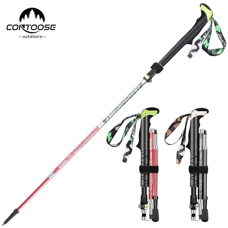 Goagain Carbon folding ultra light trekking poles Carbon telescopic