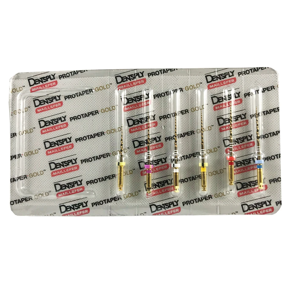 10PKS Dental Protaper Gold Rotary Instrument Heat Activation Flexible Engine Files For Root Canal Tool Dentistry Material 4