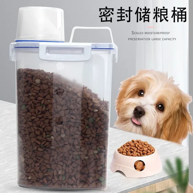 Premium Airtight Pet Food Container Large Capacity Locking Lid BPA-Free Keep Dry Fresh Dog Cat Food Easy Clean Space Saving 4