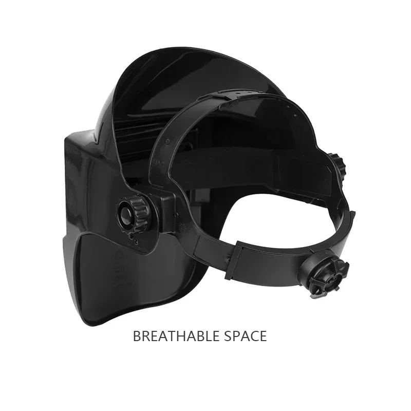 New Portable Electric Welding Protective Face Shield Solar Auto-Darkening Argon Arc Welding Head-Mounted Face Protective Helmet