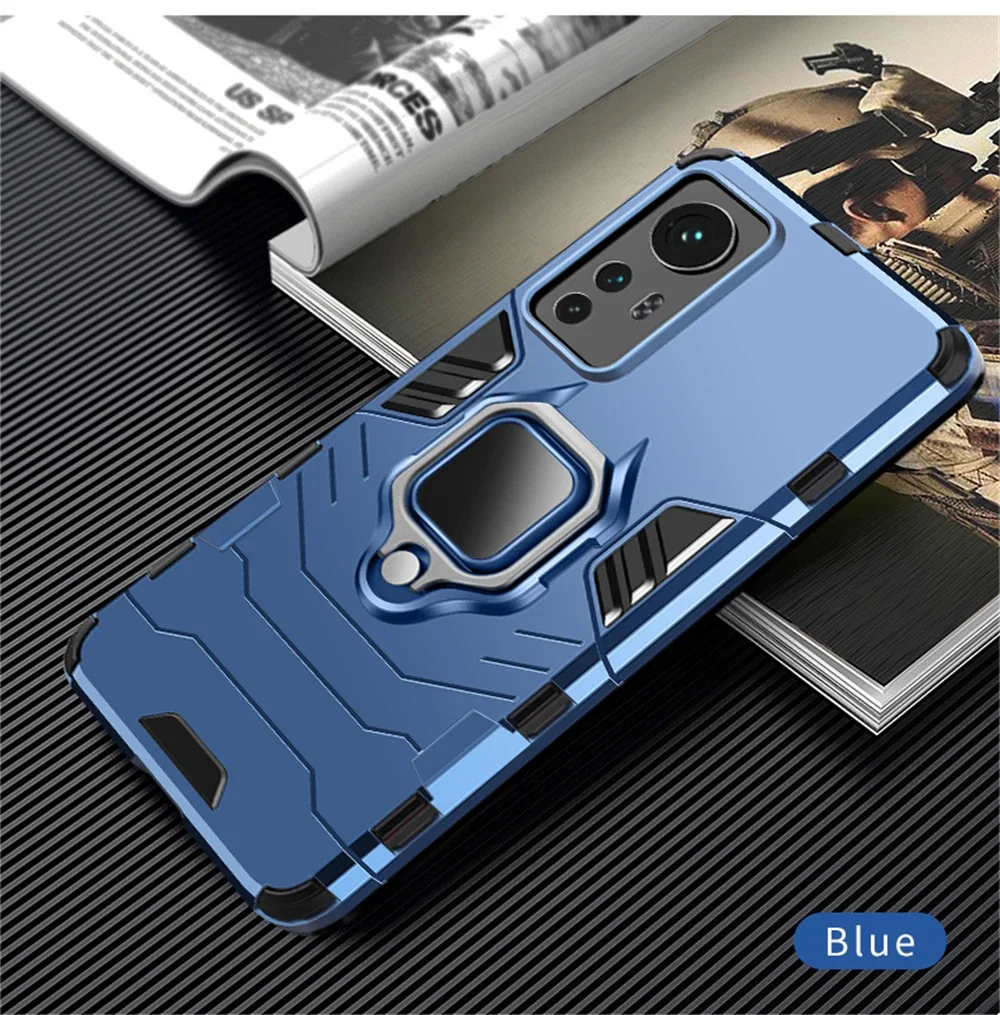 Magnet Armor For Xiaomi 13T 12X 11T 12T 13 12 Mi 9T 10T 10 9 8 A2 11 Lite 5G NE 11i Pro A3 A1 ShockProof Ring Case Cover_voghion.com