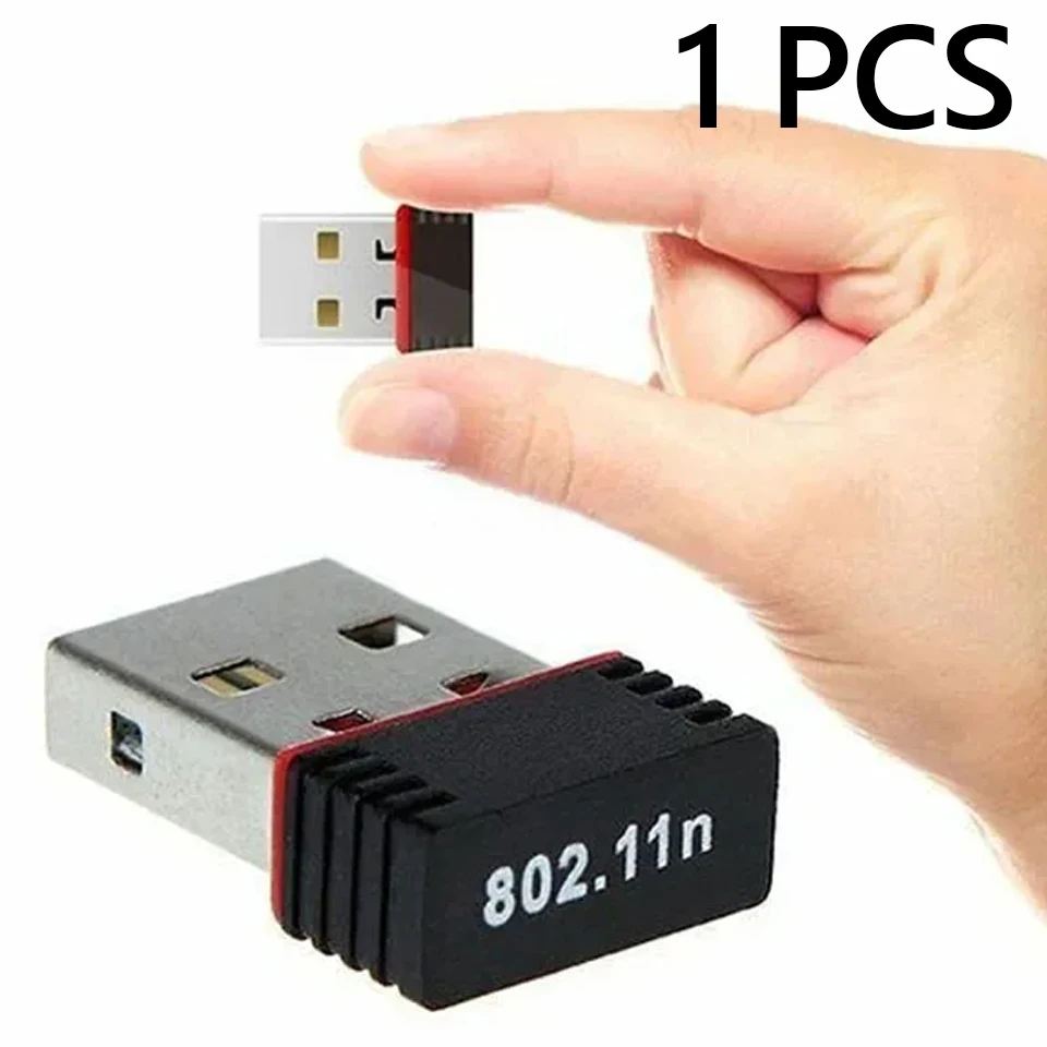 כרטיס רשת אלחוטי 2.4GHz USB 2.0 מתאם מיני wifi USB 150Mbps WiFi עם אנטנה Ralink RTL8818 למחשב נייד סיטונאי