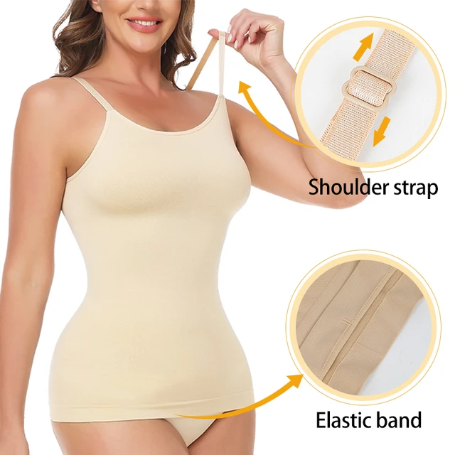 Skin Color Seamless Shapewear Shorts Buckle Mid-Thigh Good Elastic