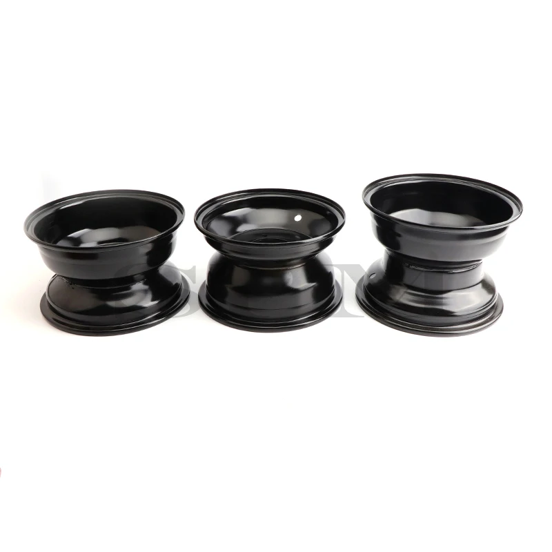 Motorcycle Wheel Rims ATV Wheel Cover ATV 8 inch Front/Rear 4 holes wheel Hub rim For 110cc-250cc UTV Buggy Go kart Quad Dirt Bike 19x7-8 18x9.5-8" vacuum Tyre parts