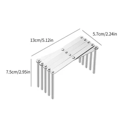 Retractable Foldable Stainless Steel Kitchen Storage Organizer (J2221)