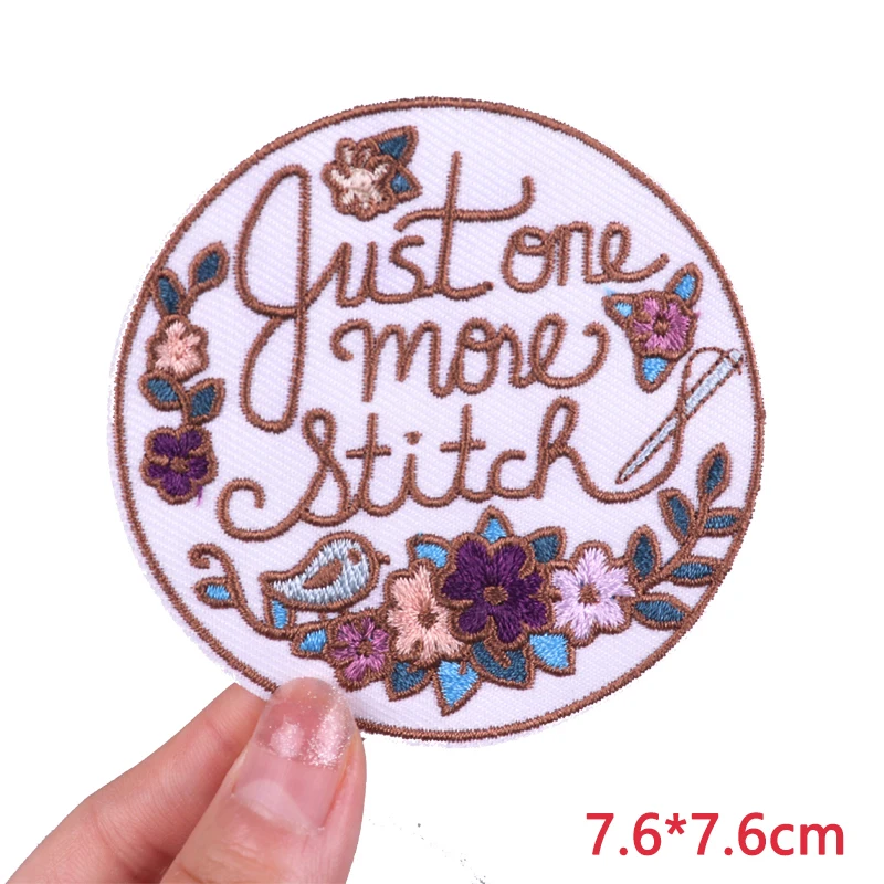 Playful Cartoon Embroidery Iron-On Patches